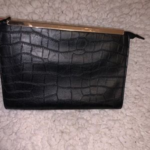 Leather clutch